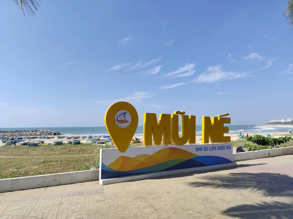 Khu vực bãi biển Mũi Né